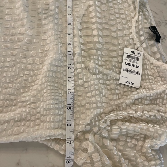 Alfani sheer blouse with cami - Picture 6 of 10